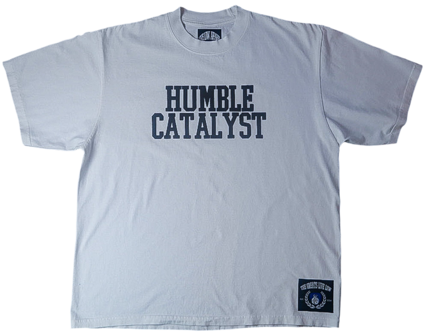 Humble Catalyst – White Oversized Tee