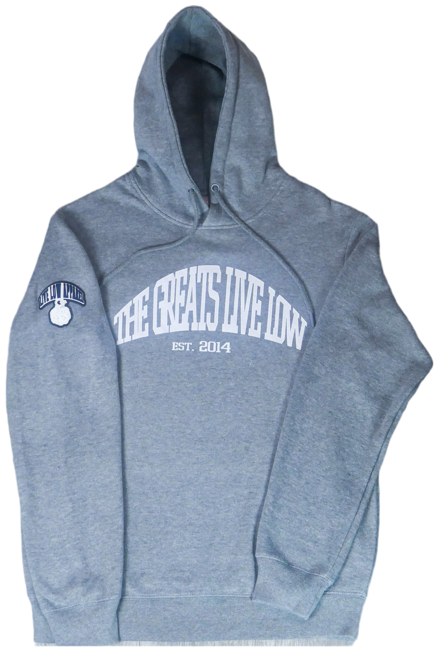 The Greats Live Low Hoodie – Heather Grey