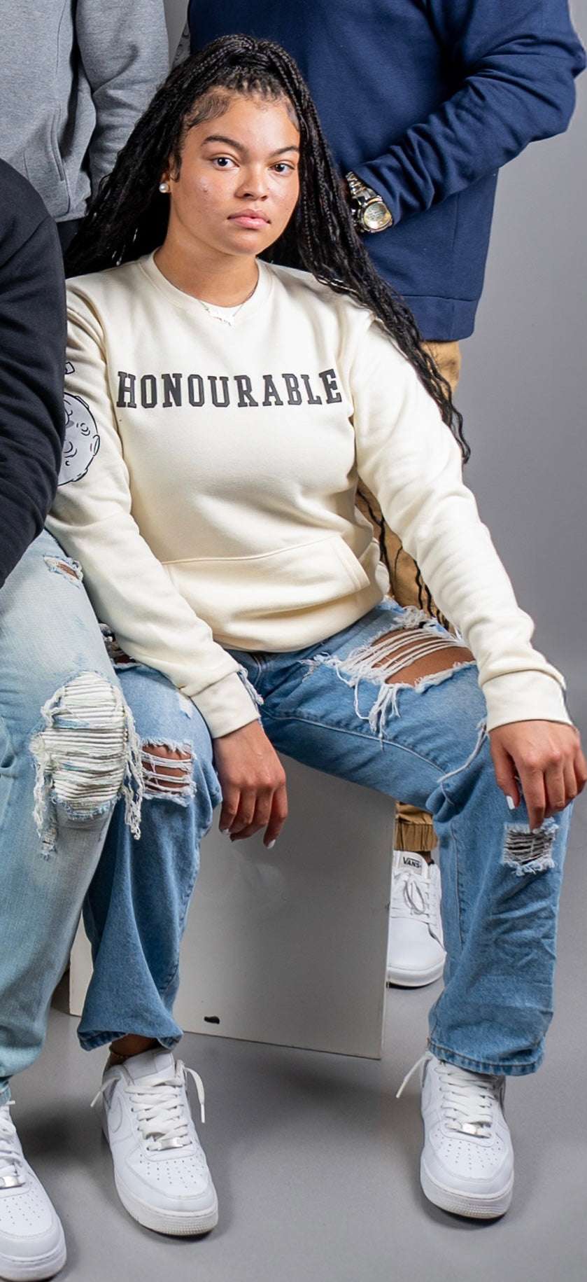 HONOURABLE – Cream Sweatshirt