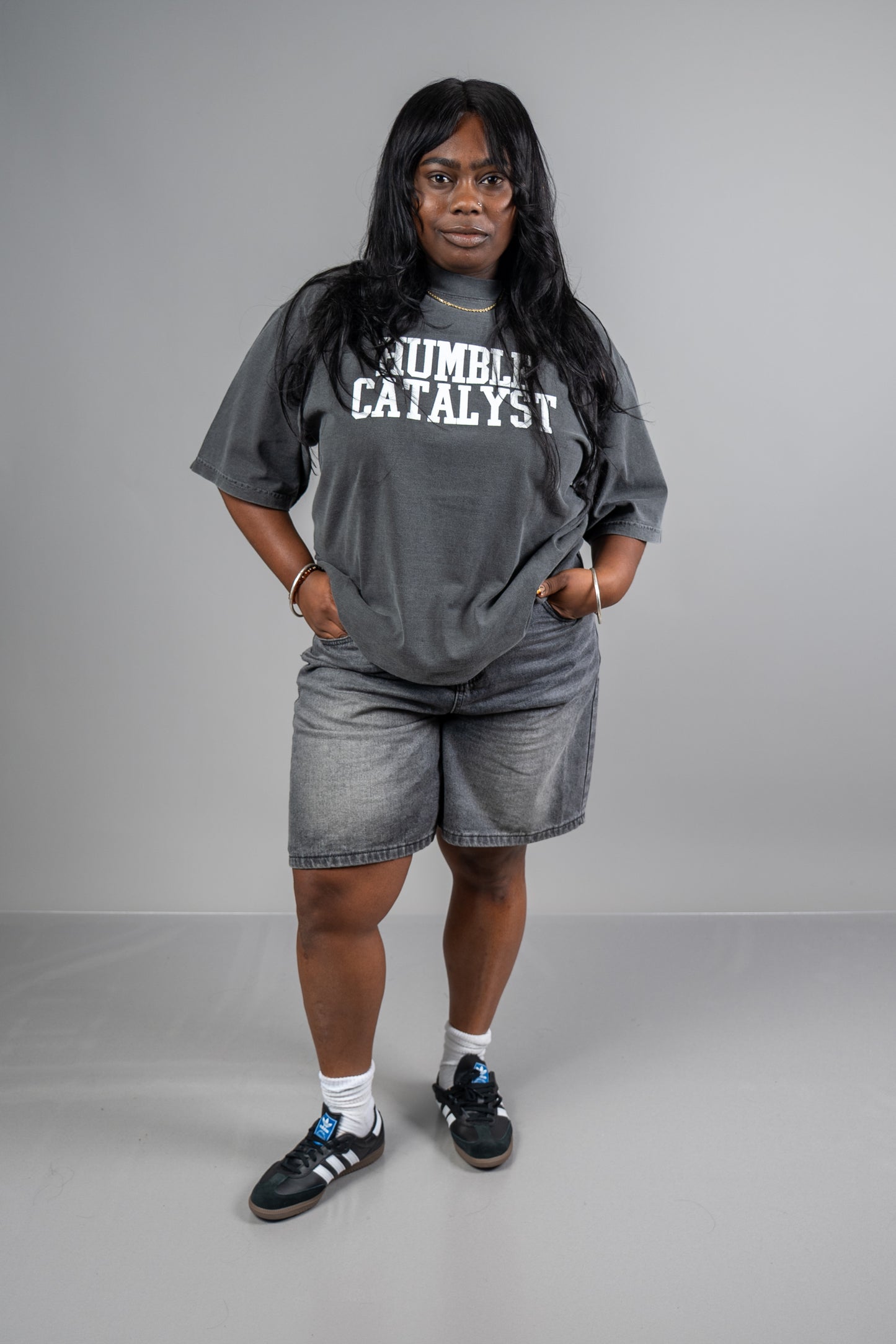 HUMBLE CATALYST – Stone Grey Tee