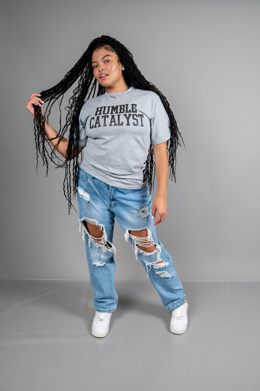 HUMBLE CATALYST Tee – Heather Grey